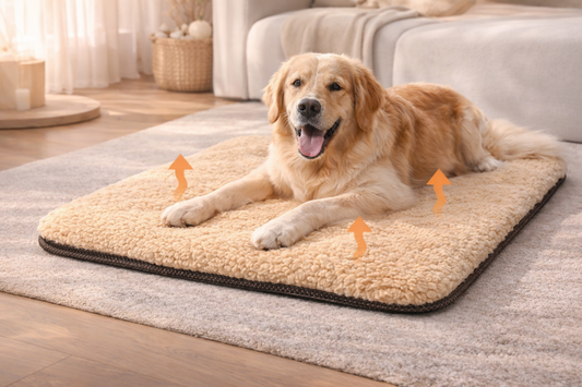 WarmNest™ – Le Tapis Auto-Chauffant Ultra Confort pour Chien & Chat