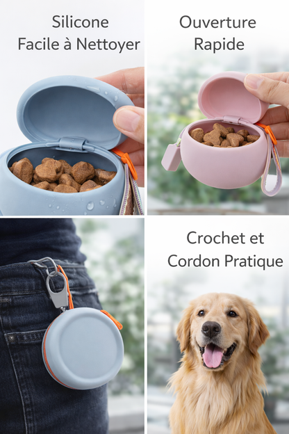SnackPouch™ – Récompensez Votre Chien en Un Geste