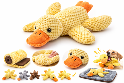 SleepDuck™ – Jouet Canard Apaisant & Résistant pour Chien